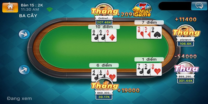Thành viên cần biết dừng đúng lúc và đúng thời điểm khi tham gia đánh ba cây