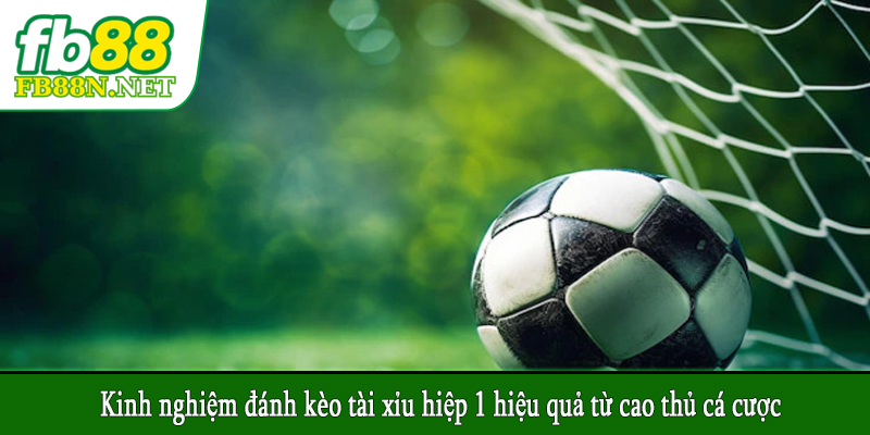 Kinh nghiệm đánh kèo tài xỉu hiệp 1 hiệu quả từ cao thủ cá cược