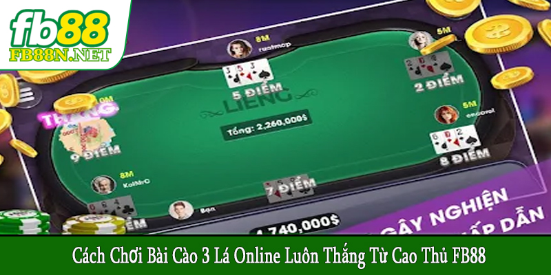cách chơi bài cào 3 lá online luôn thắng