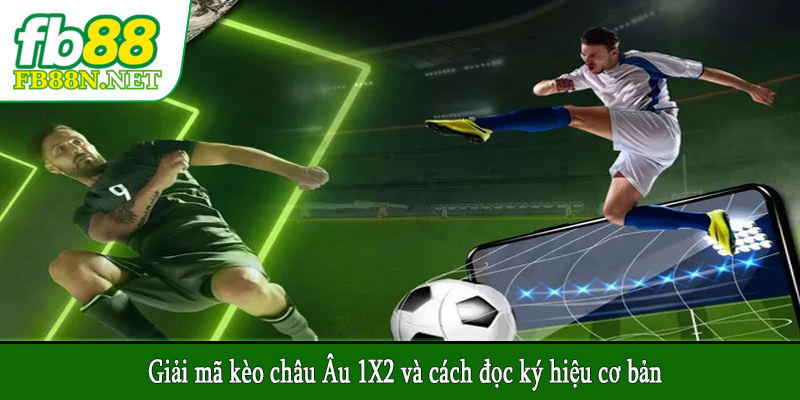 Giải mã kèo châu Âu 1X2 và cách đọc ký hiệu cơ bản